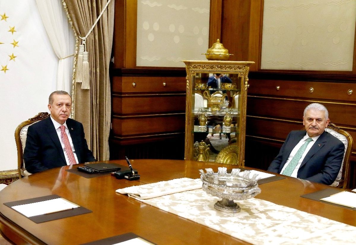 Cumhurbaşkanı Erdoğan, Başbakan Yıldırım\'ı Kabul Etti