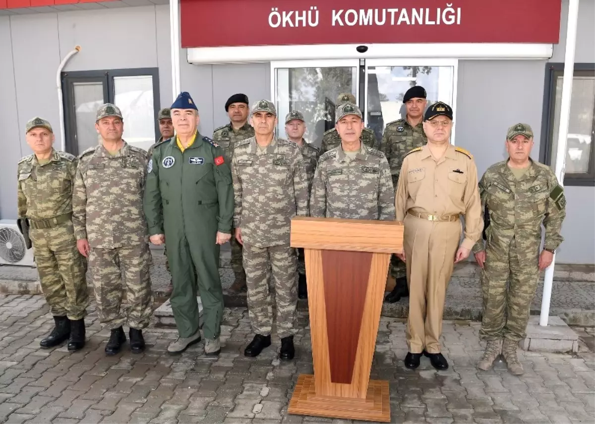 Genelkurmay Başkanı Orgeneral Akar, Gaziantep ve Kilis Bölgesini Ziyaret Etti