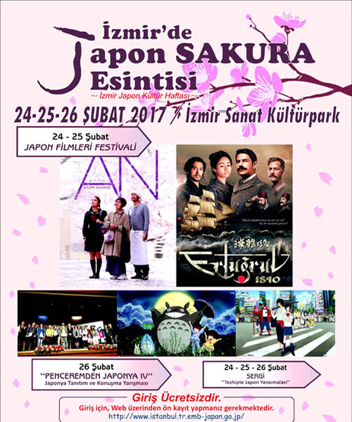 İzmirde Japon Sakura Esintisi
