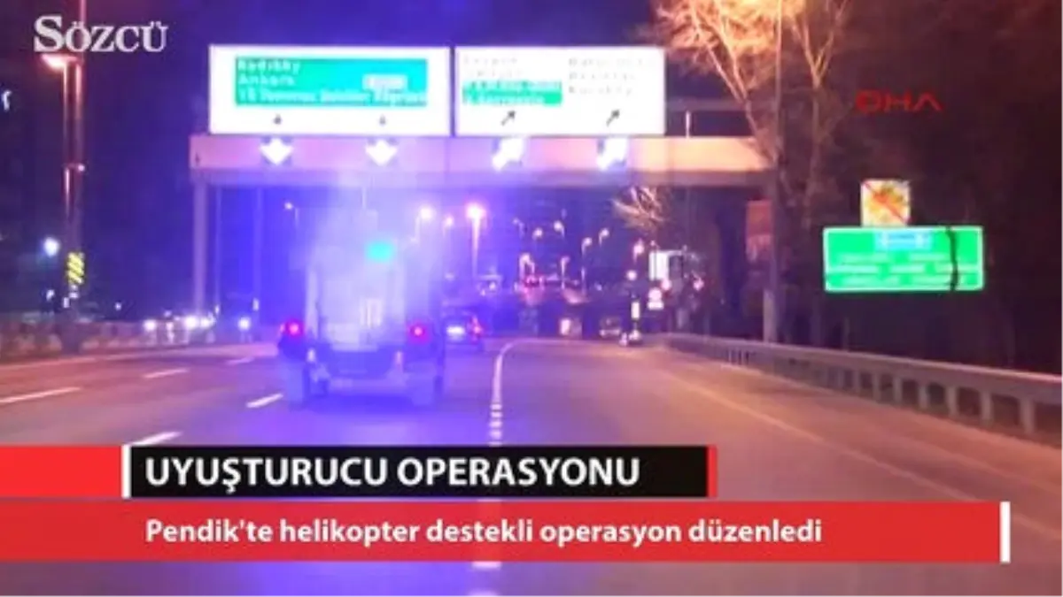 Pendik\'te Uyuşturucu Operasyonu