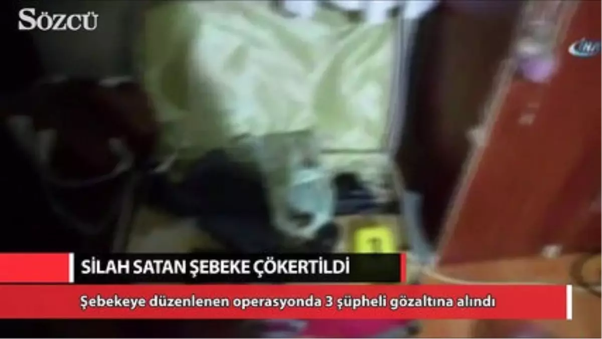 Suikast Silahları Satan Şebeke Çökertildi