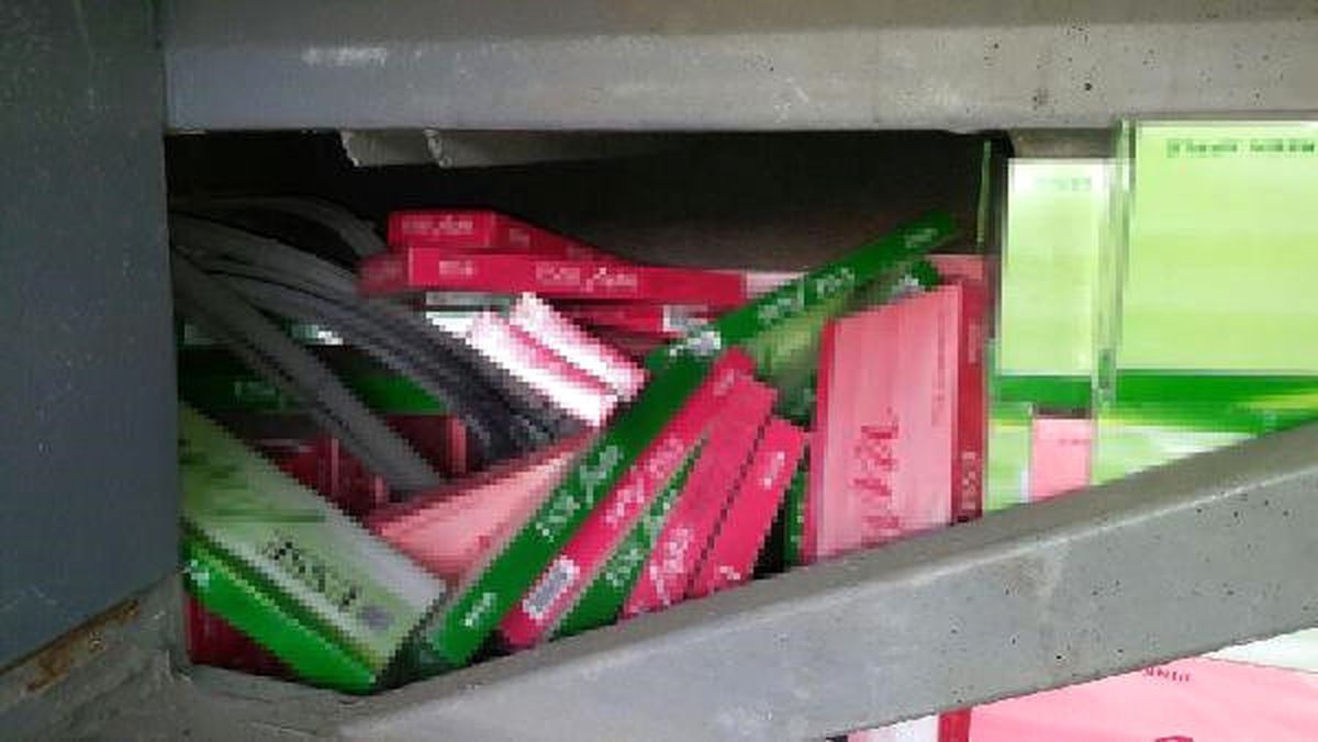 Yolcu Otobüsünde 35 Bin Paket Kaçak Sigara Ele Geçti