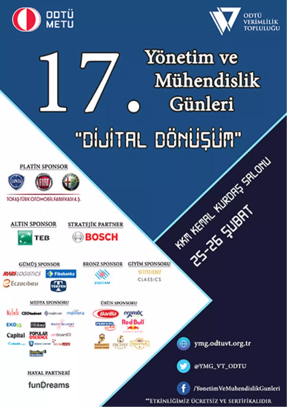 17. Yönetim ve Mühendislik Günleri