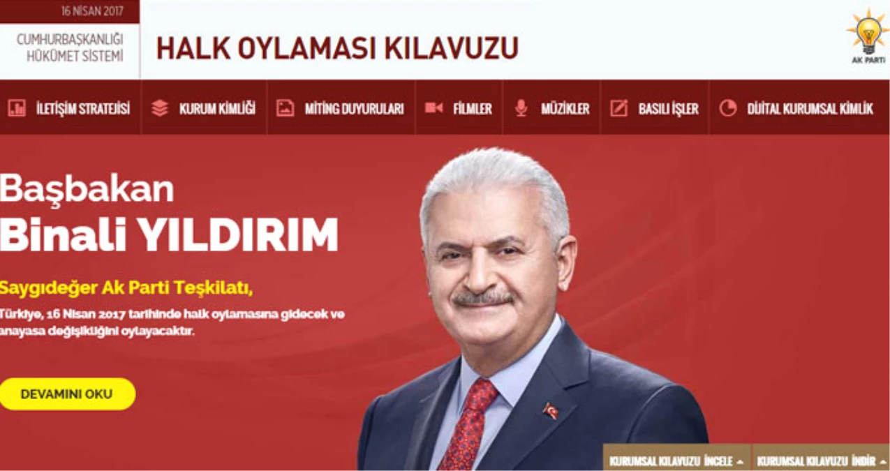 AK Parti\'den Halk Oylamasına Özel Web Sitesi