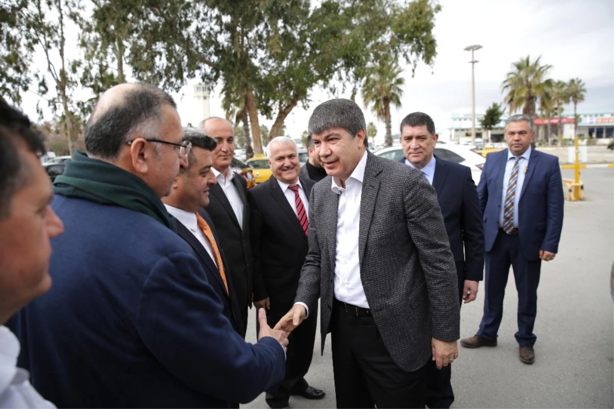 Başkan Türel, Havalimanı Taksici Esnafını Ziyaret Etti