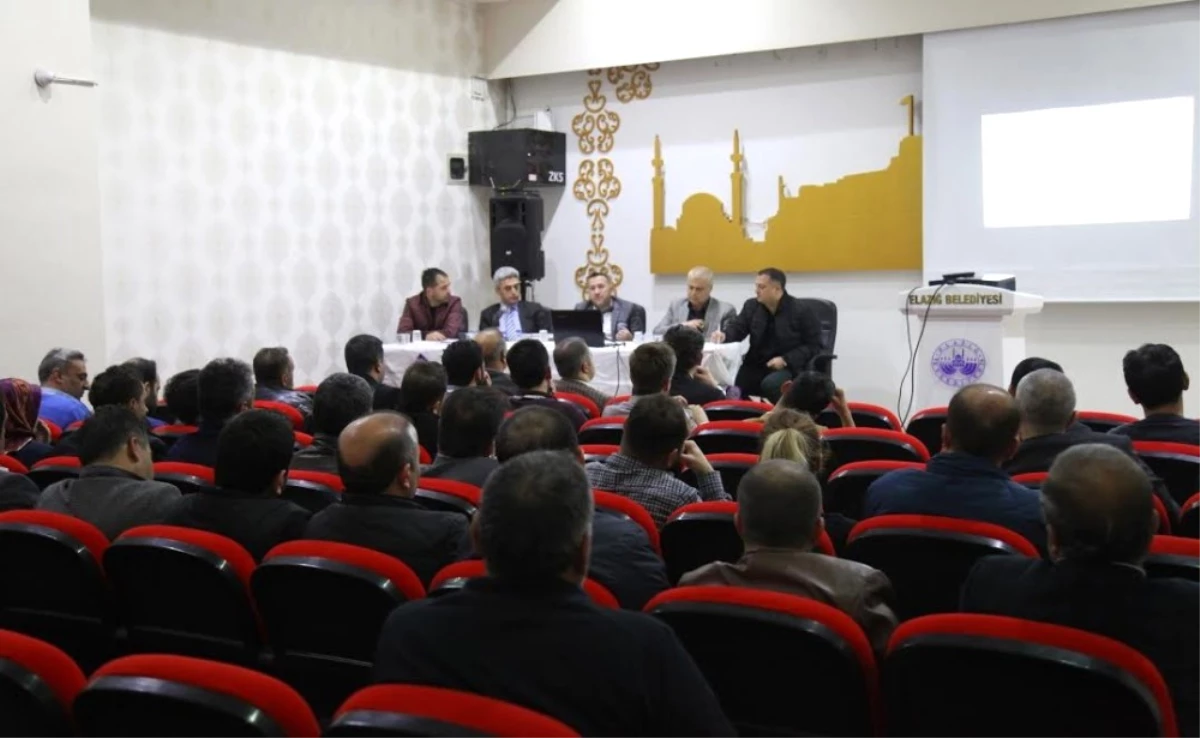 Elazığ Belediyesinde Mühendisler Değerlendirme Toplantısı Yaptı