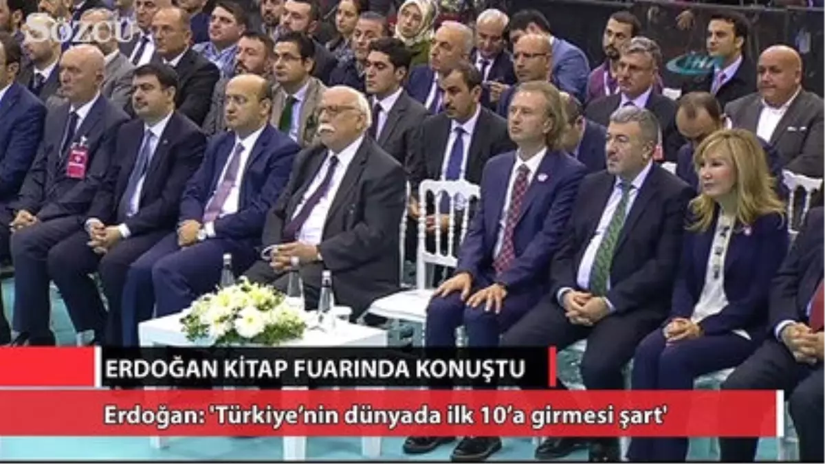 Erdoğan Kitap Fuarı\'nda Konuştu