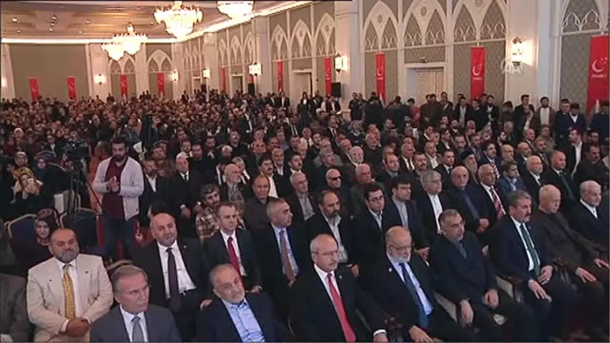 Karamollaoğlu: "Bu Birliktelik Geçmişte Hiçbir Zaman Zedelenmemişti Şimdi Zedenlenmeye Doğru...