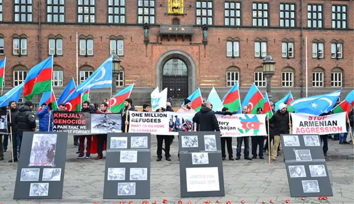 Kopenhag\'da Hocalı Katliamı Protestosu