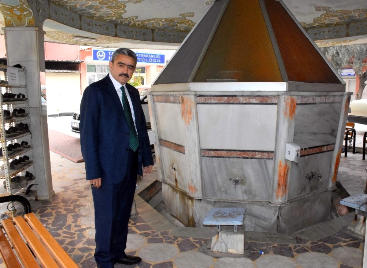 Nazilli\'de Tarihi Koca Caminin Şadırvanı Yenilendi