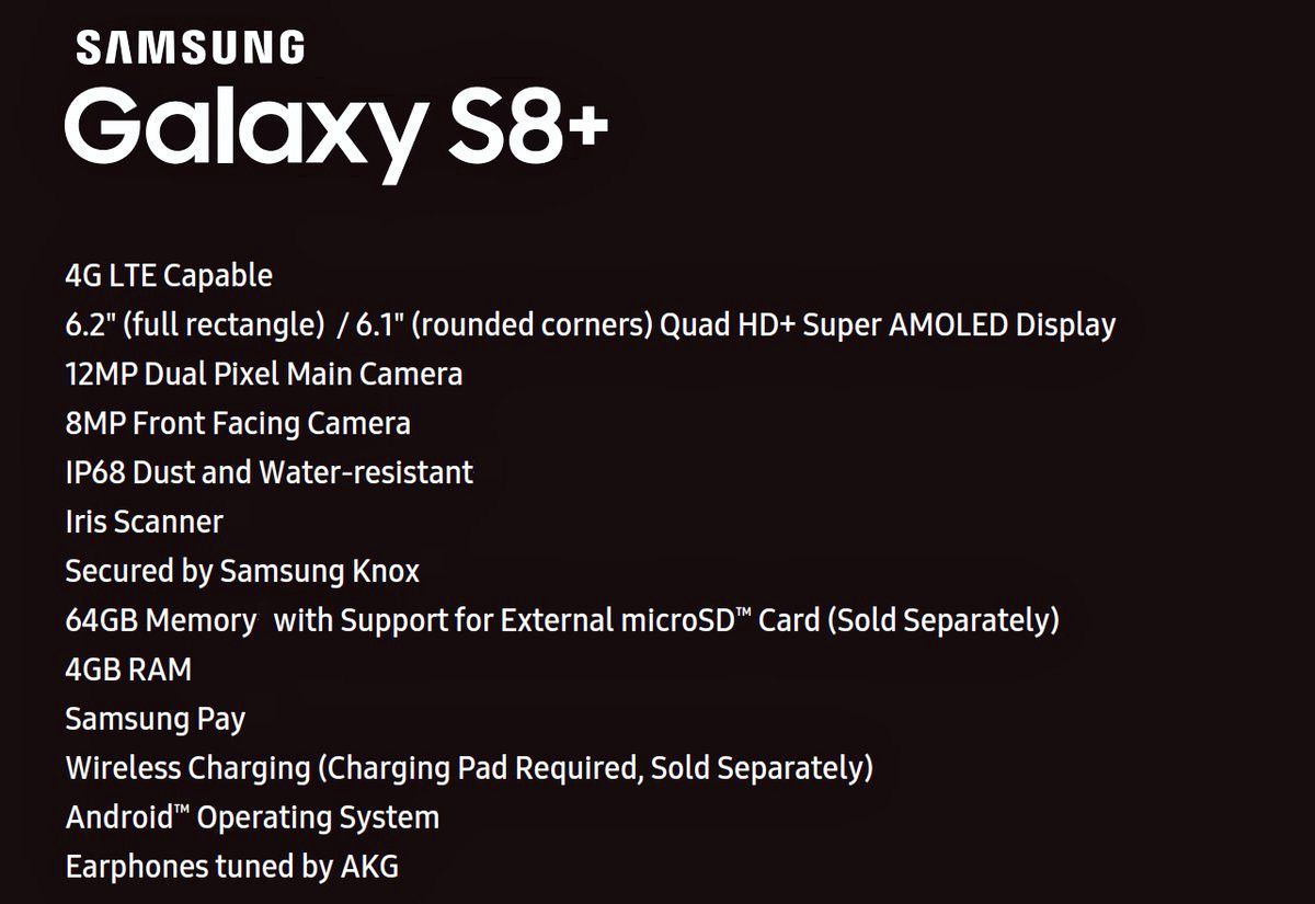 Samsung Galaxy S8+ 6.2 İnçlik Dev Bir Ekrana Sahip Olacak!