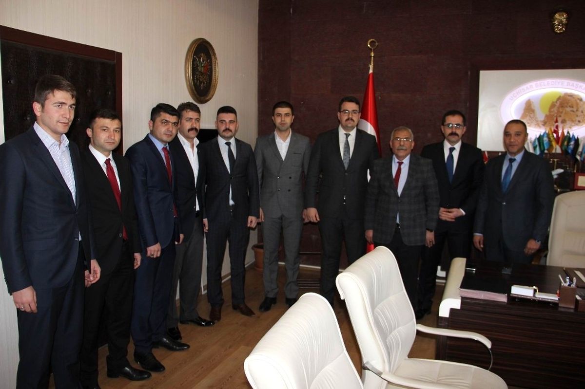 Ülkü Ocaklarından Uçhisar Belediye Başkanı Karaaslan\'a Ziyaret