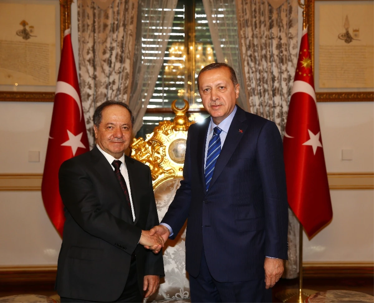 Cumhurbaşkanı Erdoğan Barzani\'yi Kabul Etti