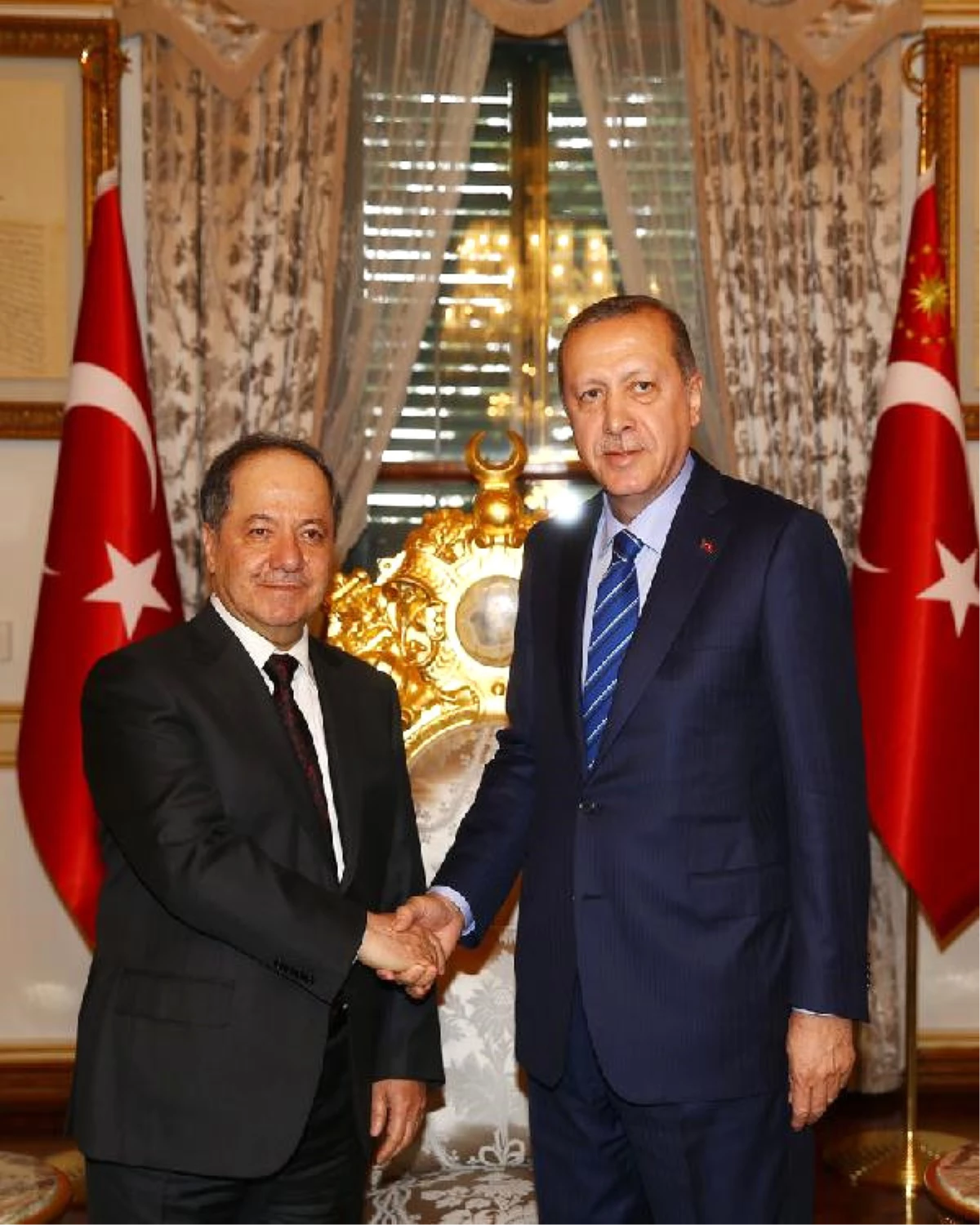 Cumhurbaşkanı Erdoğan Barzani\'yi Kabul Etti