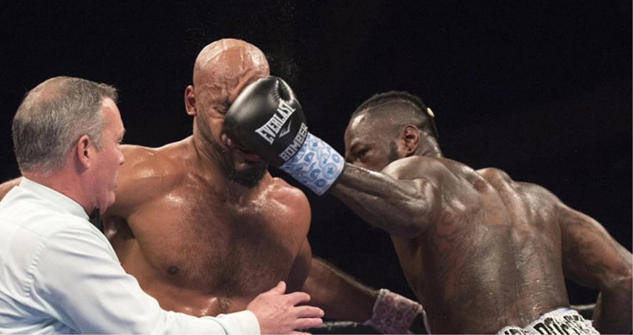 Deontay Wilder\'ın Attığı Yumruk, Gerald Washington\'un Adeta Yüzünü Dağıttı