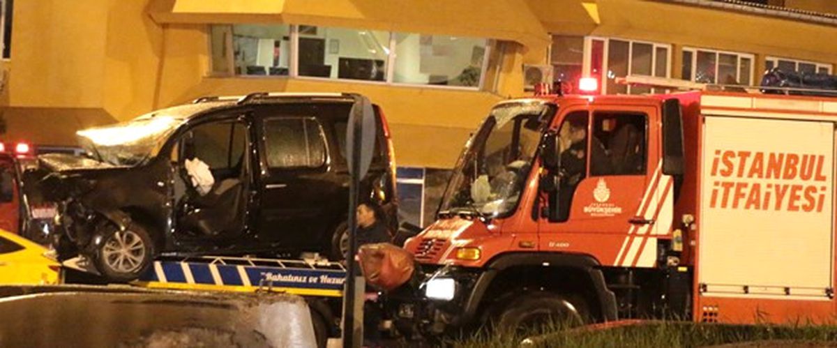İstanbul\'da Trafik Kazası: 1 Yaralı