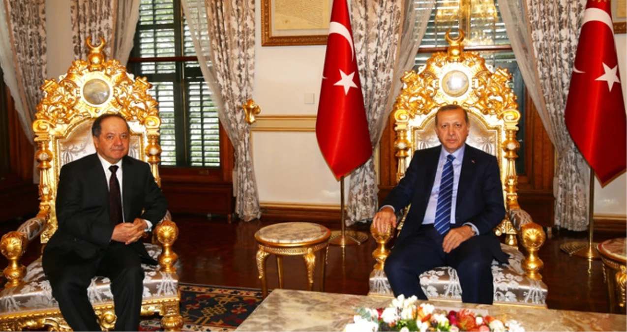 Cumhurbaşkanı Erdoğan, Mesut Barzani\'yi Kabul Etti