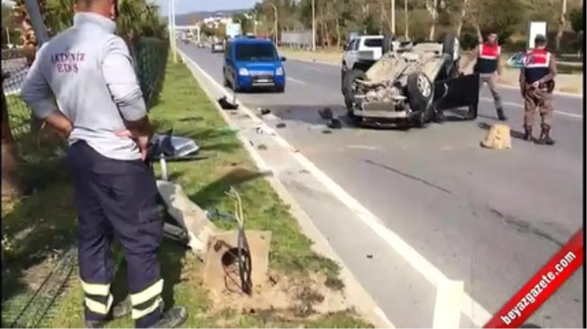 MHP Konvoyunda Kaza: 4 Yaralı