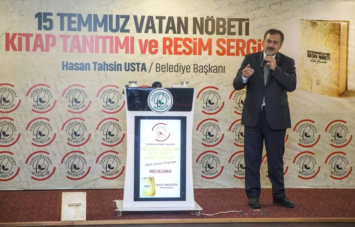 15 Temmuz Vatan Nöbeti Kitap Tanıtımı ve Resim Sergisi"