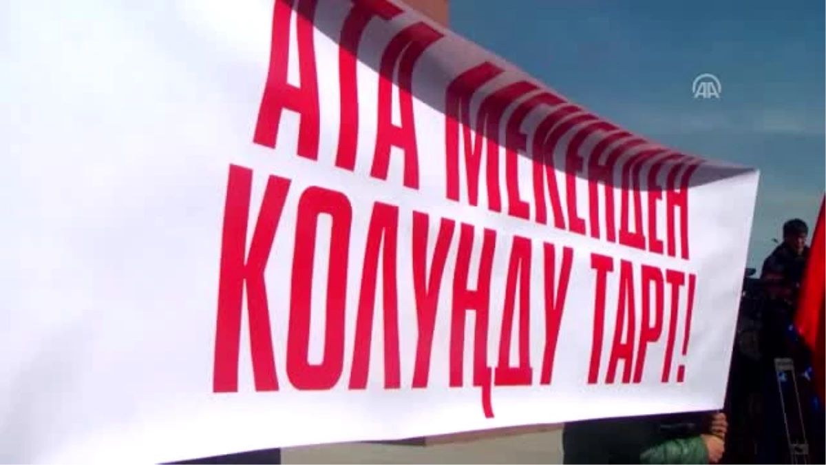 Ata Meken Partisi Lideri Tekebayev\'in Gözaltına Alınmasının Ikinci Gününde Protestolar Devam Etti -...