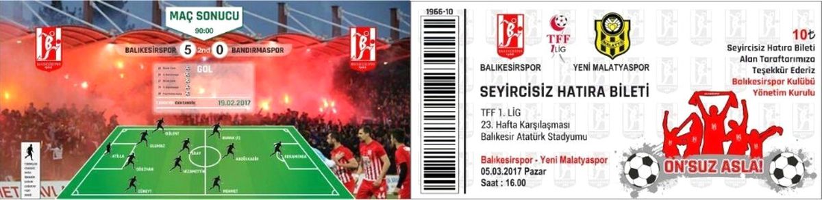 Balıkesirspor\'dan Seyircisiz Hatıra Bileti