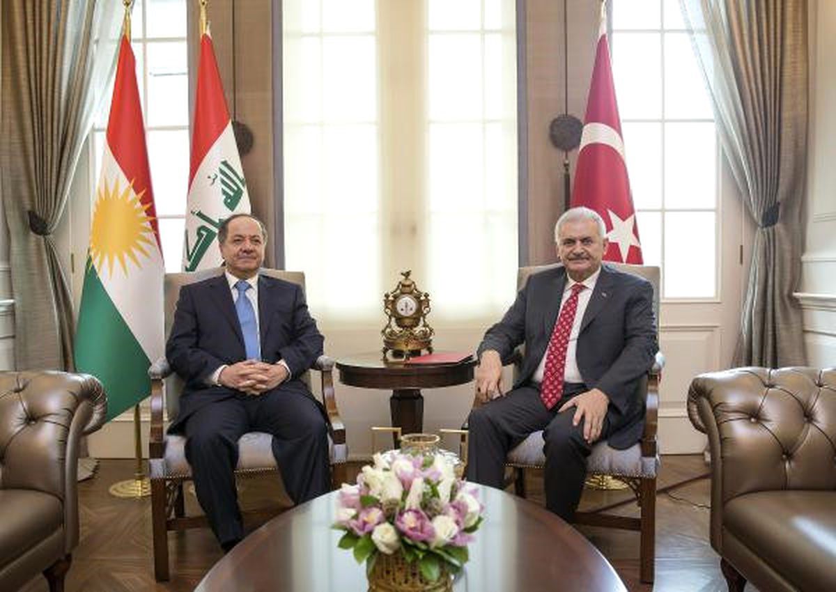 Dha Ankara- Ikby Başkanı Barzani, Çankaya Köşkü\'nde (2)