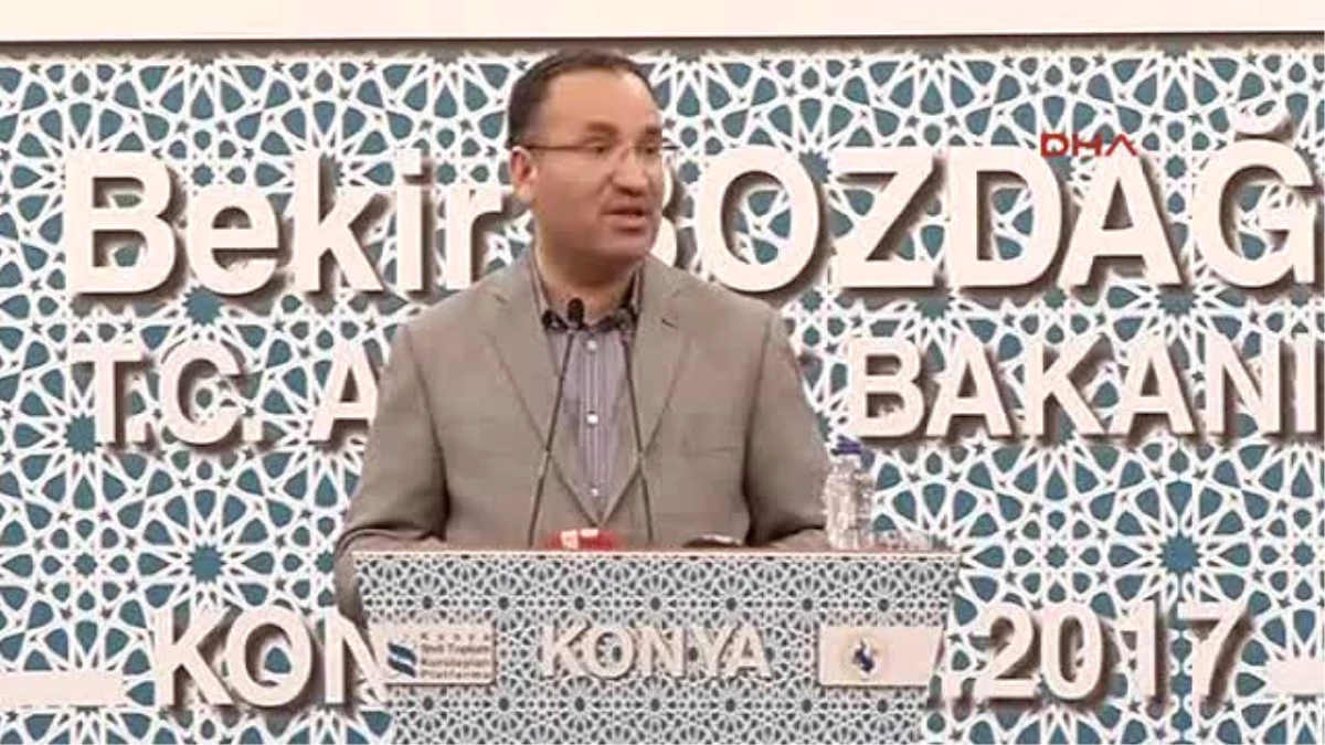 Konya - Adalet Bakanı Bozdağ, Konya\'da Konuştu 3