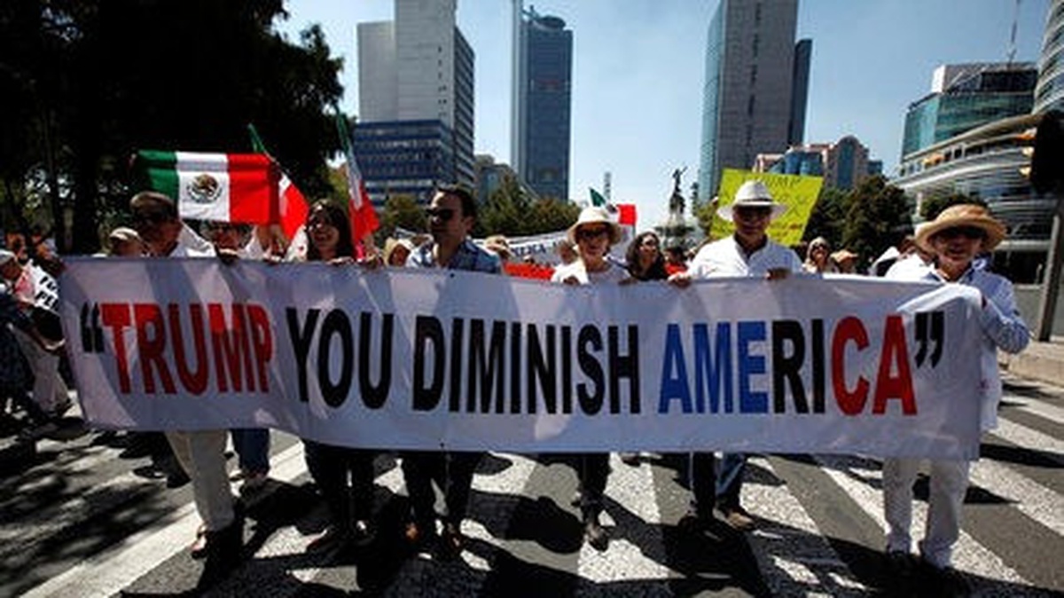 Meksika\'da Trump Karşıtı Gösteriler
