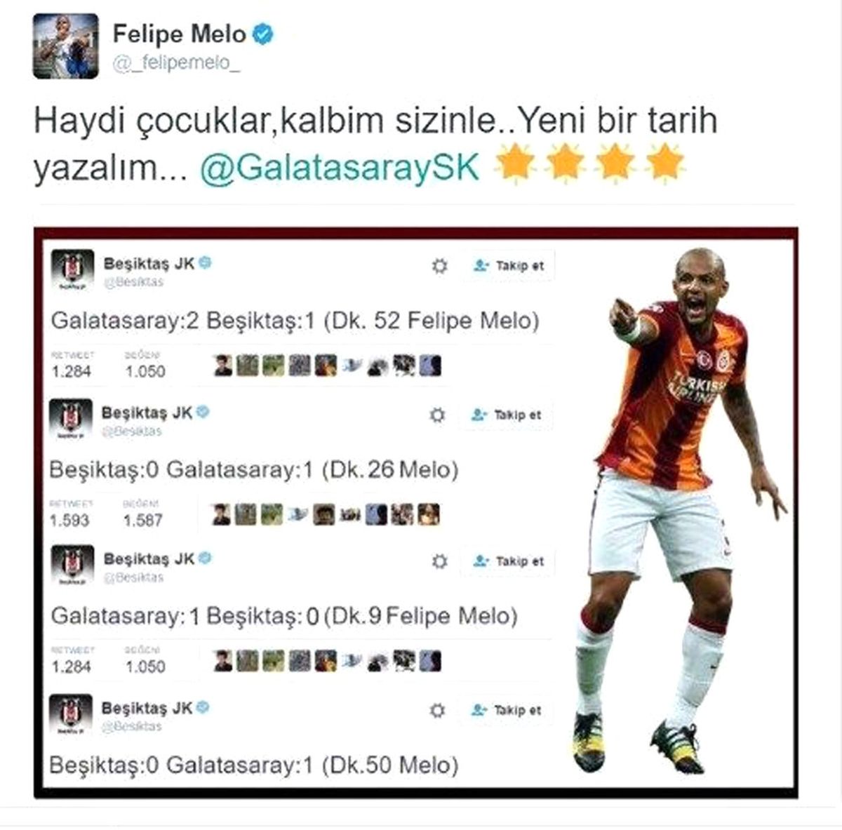 Melo\'dan Derbi Mesajı