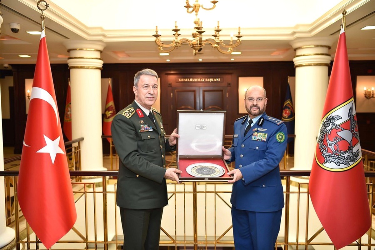 Orgeneral Akar, Suudi Korgeneral Alruwaılı ile Bir Araya Geldi