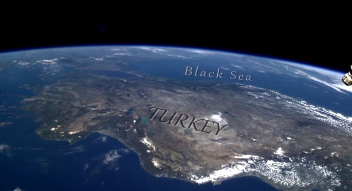Uzaydan Türkiye Görüntüsü