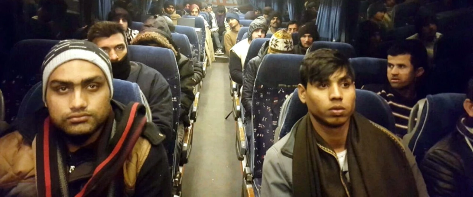 Yolcu Otobüsünde 32 Kaçak Göçmen!