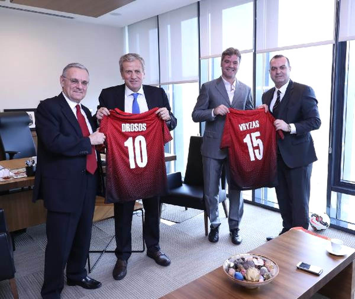 Yunanistan Futbol Federasyonundan Tff\'ye Ziyaret