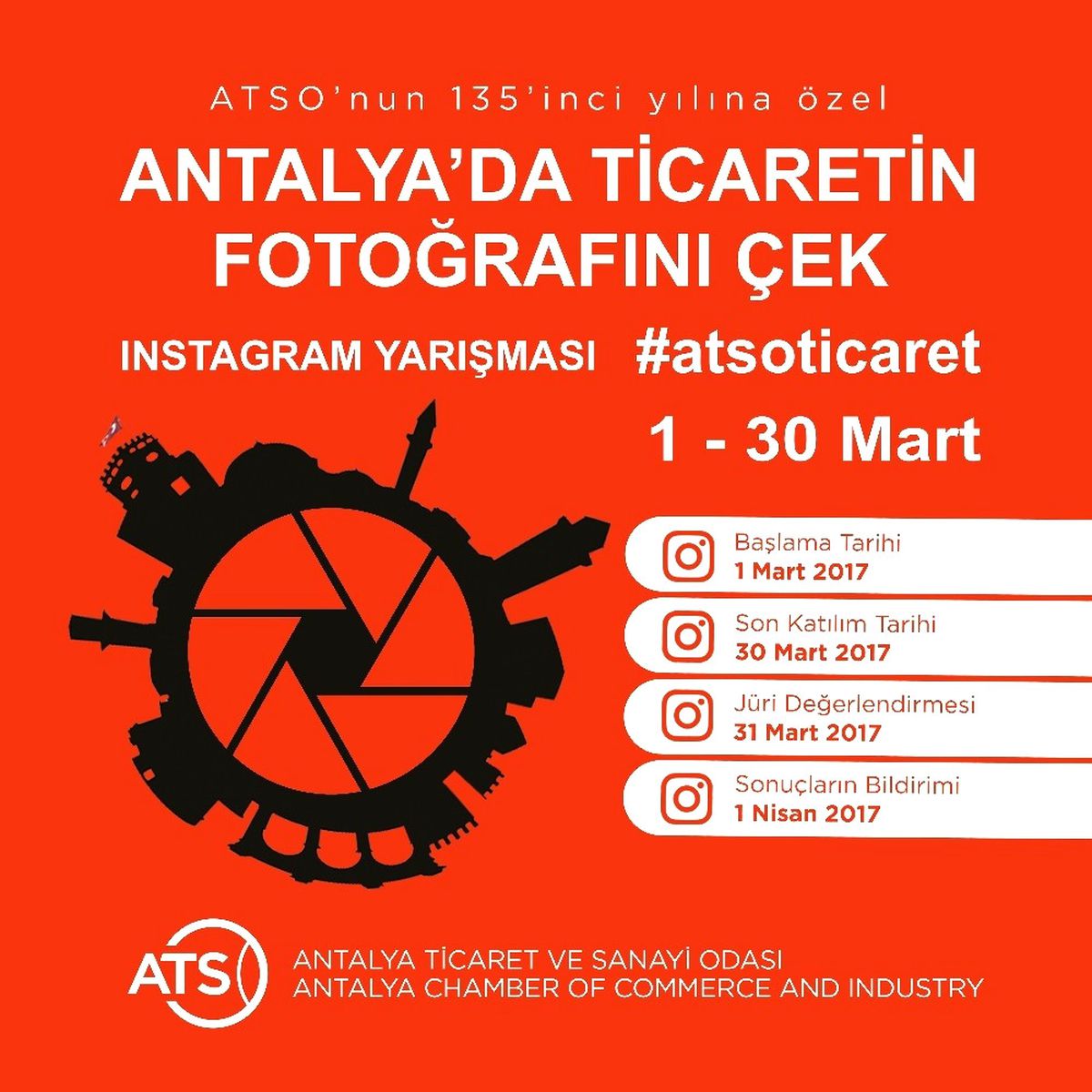 Atso\'dan "Antalya\'da Ticaretin Fotoğrafını Çek" Konulu Fotoğraf Yarışması