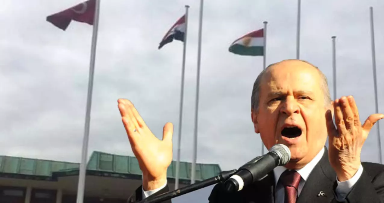 Bahçeli'den Kürdistan Bayrağına Sert Tepki: Skandaldır, Rezalettir