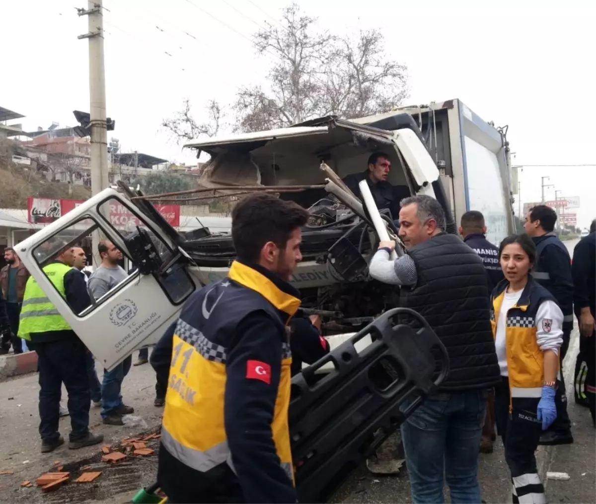 Çöp Kamyonu Sürücüsü Hayata Tutunamadı