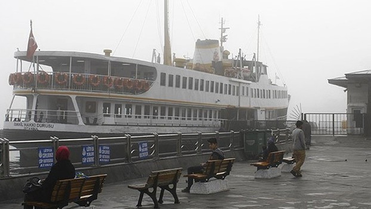 Dha İstanbul - Şehir Hatları Seferlerine Yine Sis Engeli