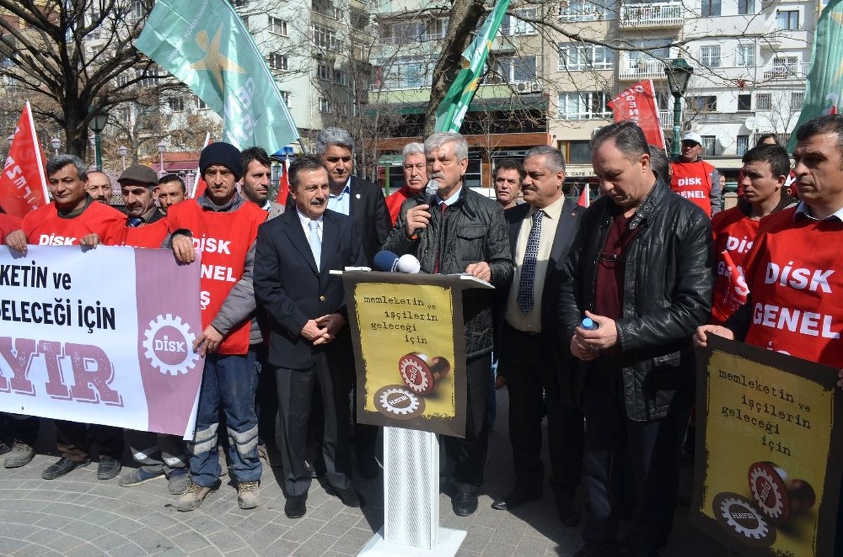 Disk ve Genel İş Sendikası Genel Başkanı Kani Beko Açıklaması