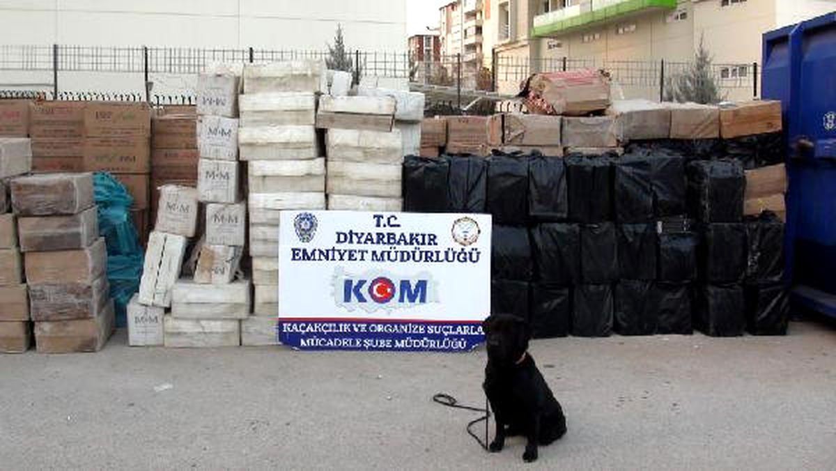 Diyarbakır\'da 2 Milyon 282 Bin Liralık Kaçak Sigara Ele Geçirildi