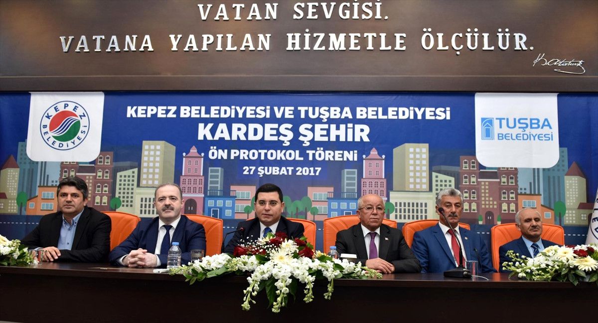 Kepez ve Tuşba Kardeş Şehir Oldu