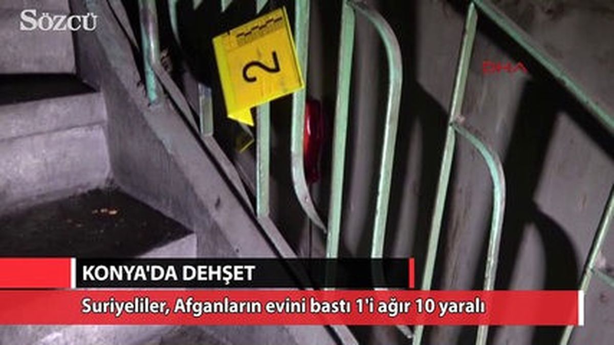 Suriyeliler, Afganların Evini Bastı 1\'i Ağır 10 Yaralı