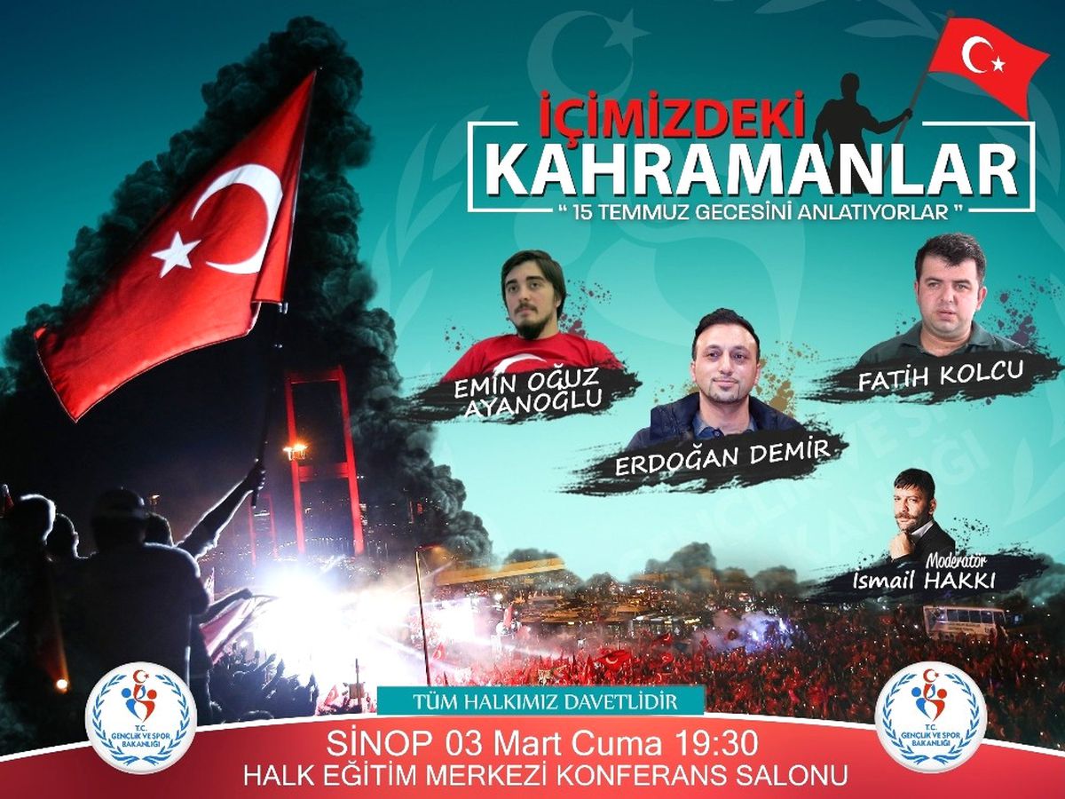 Tecrübe Konuşuyor Kahramanlar" Programı Sinop\'ta