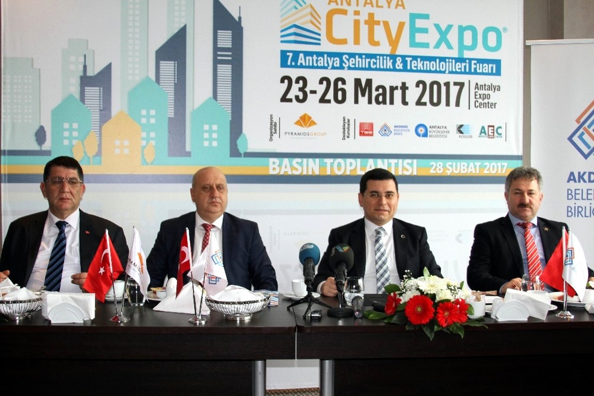 23-26 Mart Arası Antalya Expo Center\'da Şehircilik Fuarı Açılacak