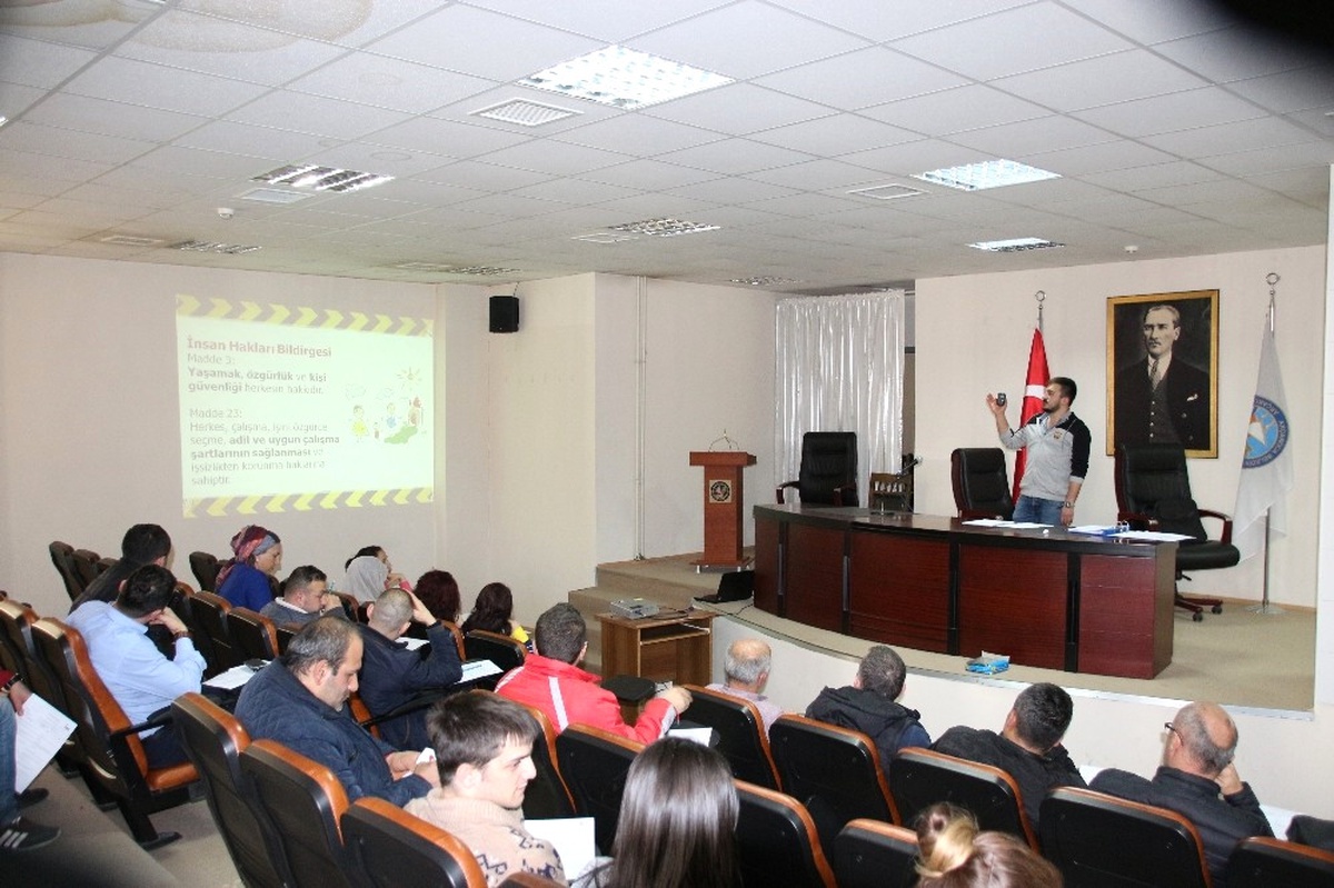 Belediye Personeline İş Sağlığı ve Güvenliği Eğitimi Verildi