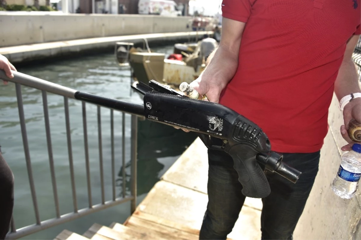 Bodrum\'da Deniz Dibinden Pompalı Tüfek Çıktı