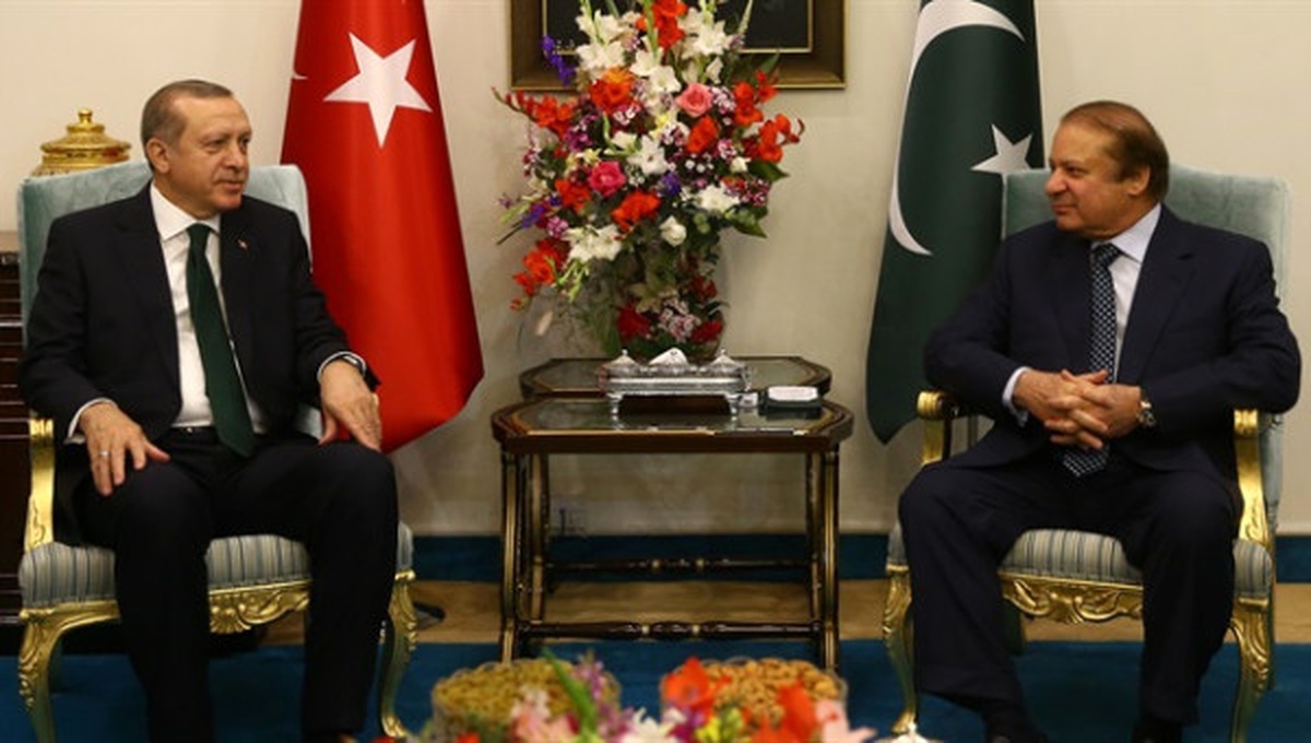 Cumhurbaşkanı Erdoğan, Pakistan Başbakanı Şerif\'i Kabul Etti