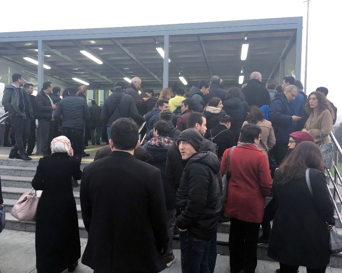 Marmaray\'da Sis Yoğunluğu