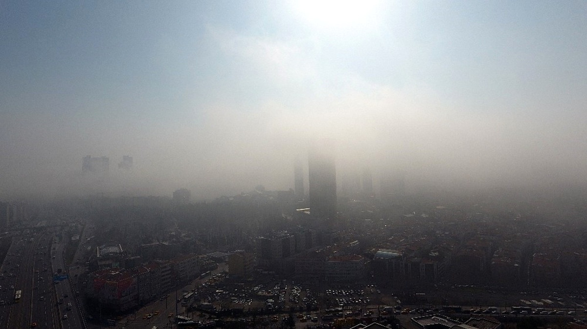 Sis Altında Kalan İstanbul Drone ile Havadan Görüntülendi
