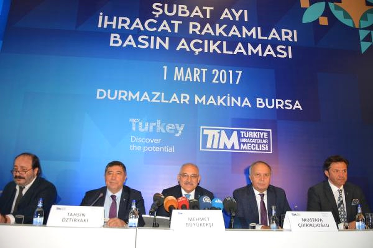 Şubat Ayı İhracatı Yüzde 5.1 Arttı