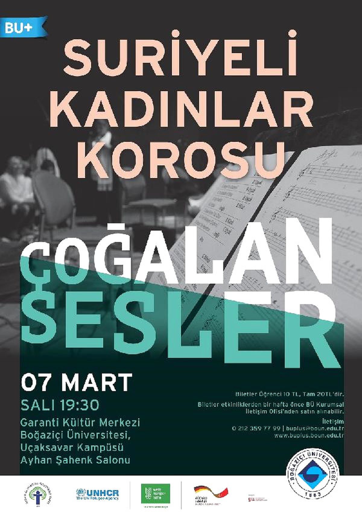 Suriyeli Kadınlar Korosu "Çoğalan Sesler" İçin Söylüyor